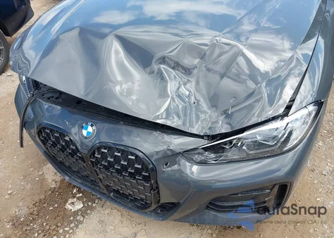 2021 BMW M440I из США, поврежденный, VIN WBA53AT05MCG89665